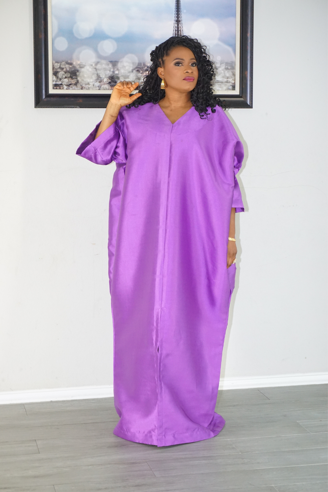 ASE BUBU DRESS- PURPLE