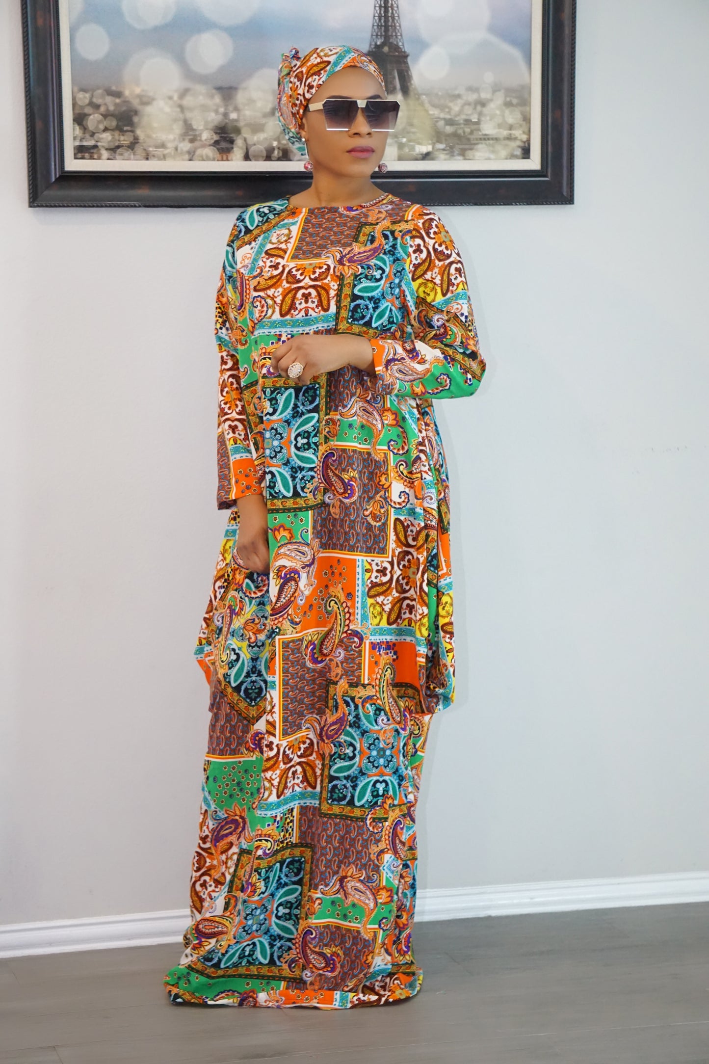 OWOPEJU BUBU KAFTAN DRESS