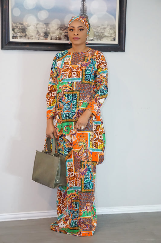 OWOPEJU BUBU KAFTAN DRESS