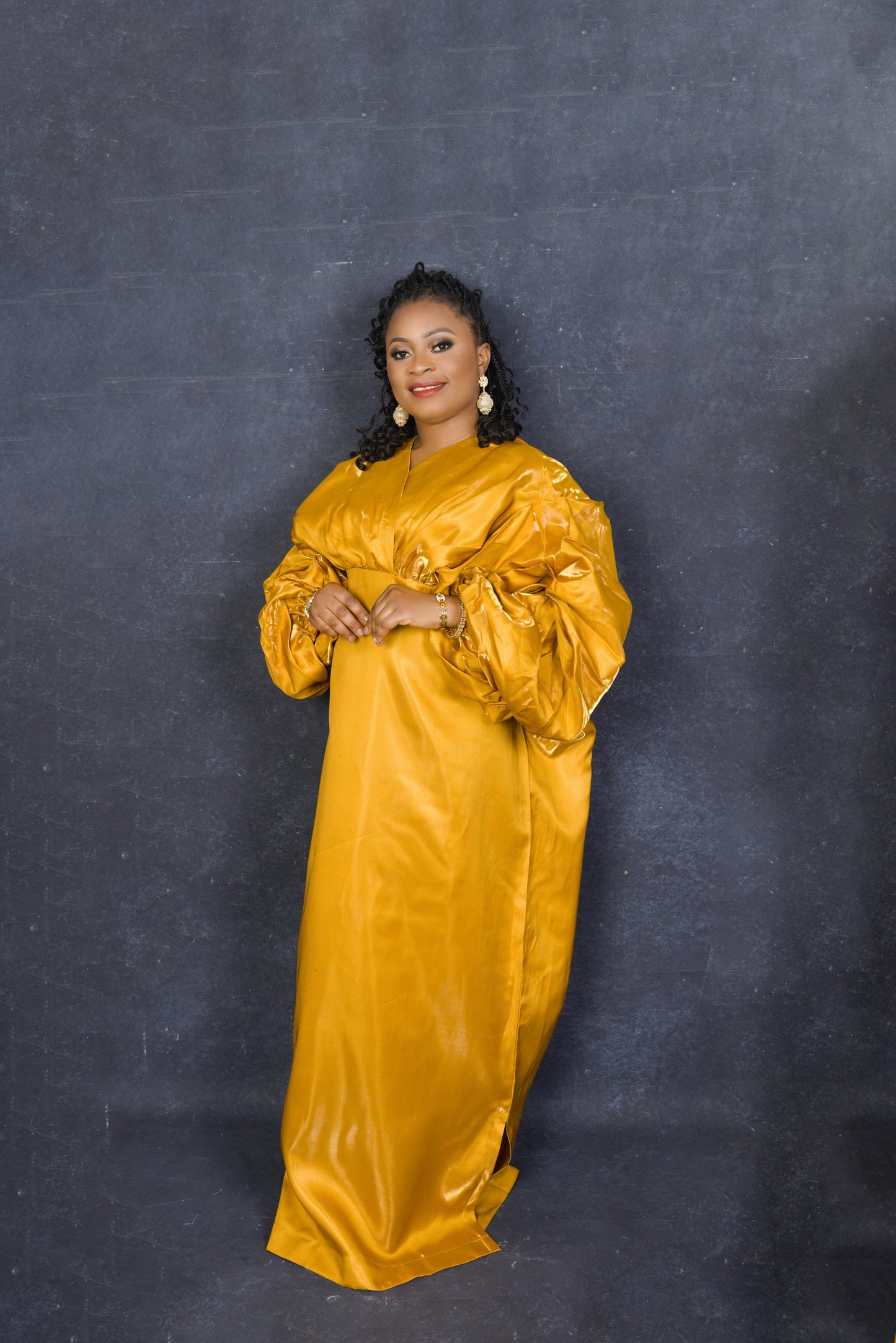 DABIRI BUBU DRESS - GOLD