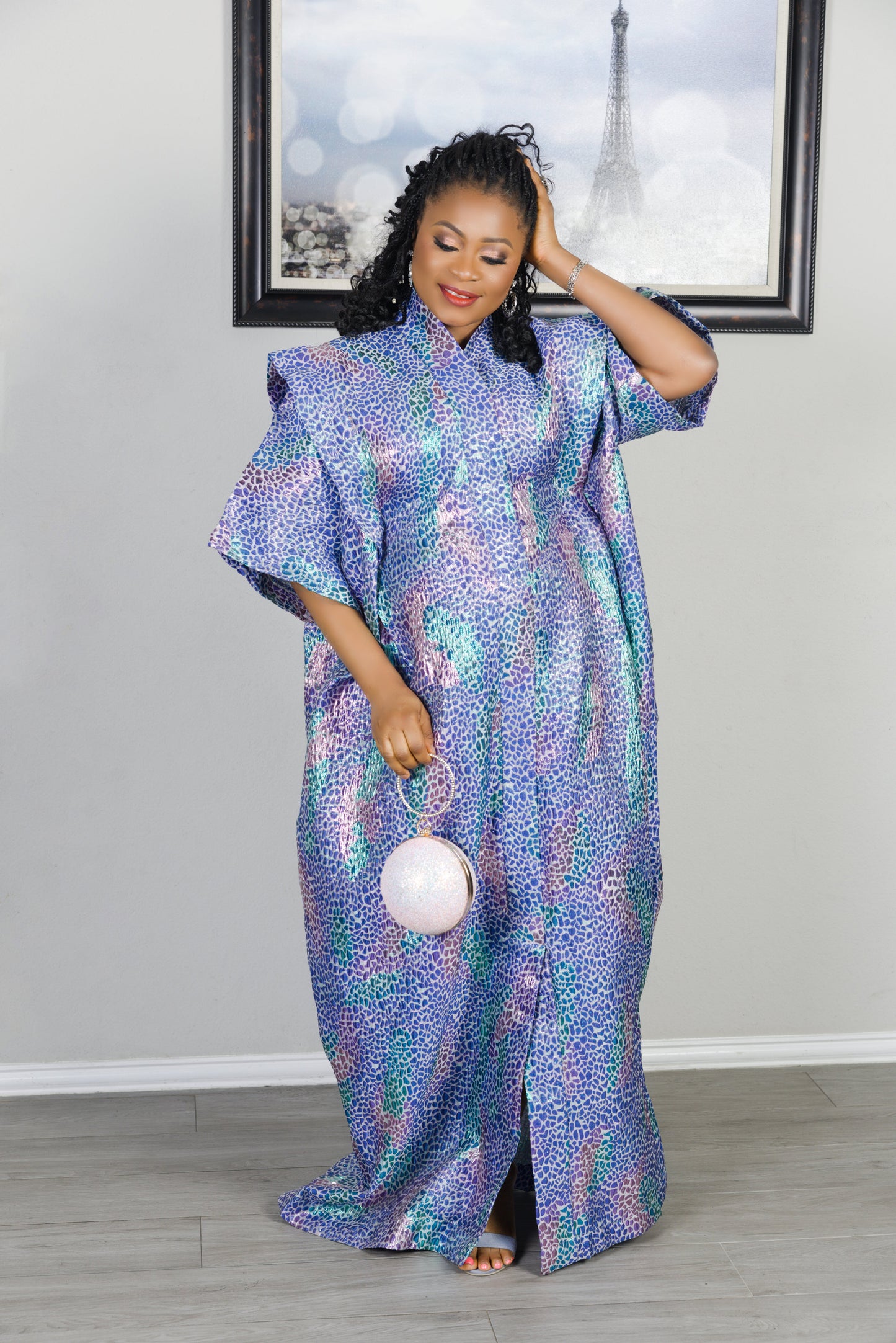 TIWI BUBU DRESS - METALLIC PRINT